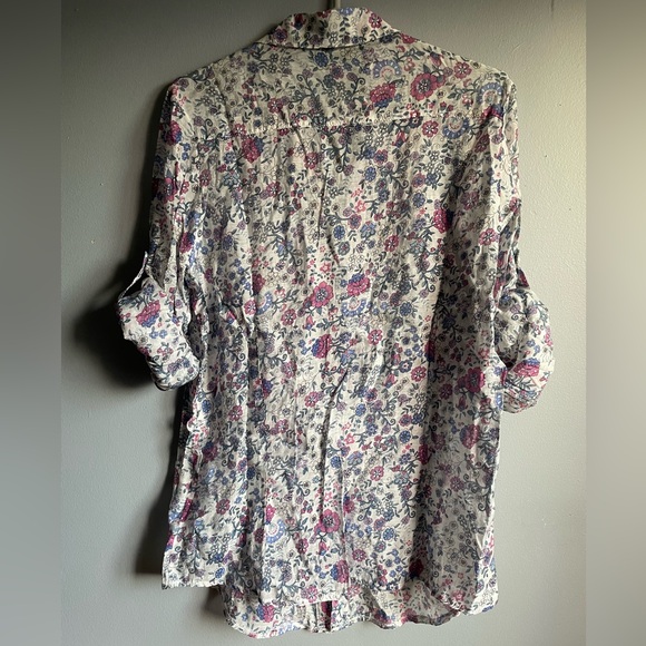Fittiway Floral Silk blouse - Picture 8 of 15